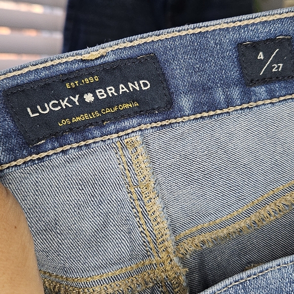 Lucky Brand Blue Straight Leg Jeans Classic Style - Picture 5 of 8